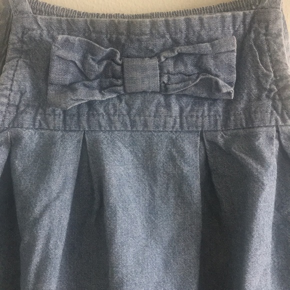 Carter’s Baby Girl Sleevless Jeans Color Romper - Picture 4 of 5